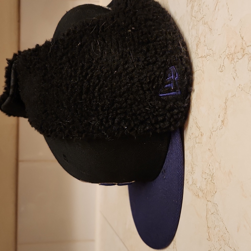Colorado Rockies Black & Purple New Era Fitted Winter Hat 7 1/4 Vintage Y2K - Picture 3 of 8